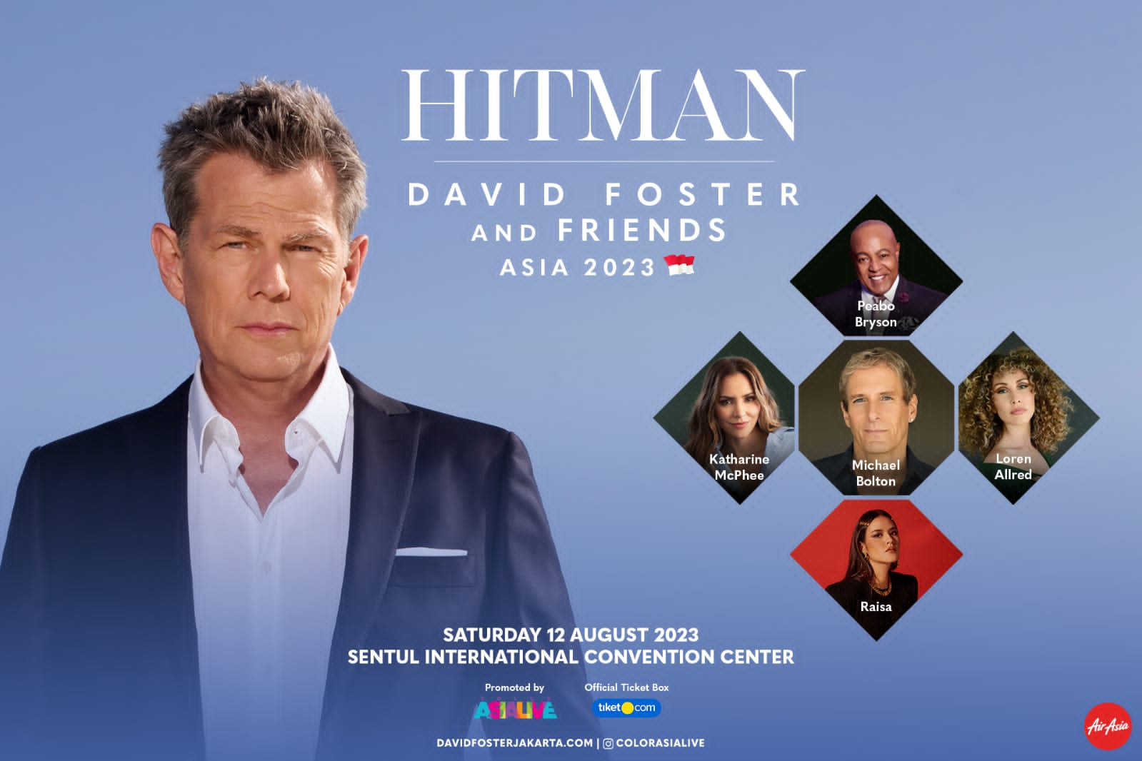 Dapatkan Tiket Resmi Konser David Foster Friends Bertajuk HITMAN Asia