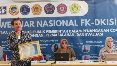 Webinar Nasional FK-DKISIP, Mengevaluasi Komunikasi Publik dari Perspektif Ilmu Komunikasi Pemerintahan