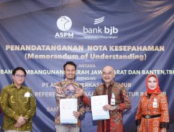 Kembangkan Potensi Bisnis Bagi Nasabah, bank bjb Tekan MoU Dengan PT ASPM