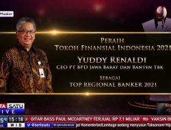 Dirut bank bjb Dinobatkan Sebagai Top Regional Banker 2021