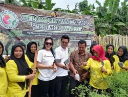 Bantu Alat Tani KWT Lestari Sawargi, Bentuk Dukungan Dadan Tri Yudianto Sadar Inflasi