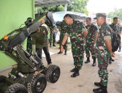 Pangdam Siliwangi Tinjau Inovasi Robot Kalajengking, Performa Robot Pendeteksi Bom