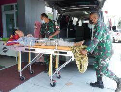 Kodim 0605/Subang Evakuasi Penderita Kanker tak Mampu Ke RS Ciremai
