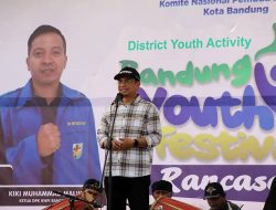 Tedy Rusmawan Hadiri Bandung Youth Festival KNPI Kecamatan Rancasari