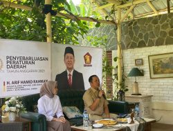 Dihadapan Persistri, Arif Hamid Rahman Gelar Sosialisasi Perda Perlindungan Anak