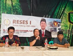 Arif Hamid Rahman Serap Aspirasi Saat Gelar Reses I Tahun Sidang 2023-2024
