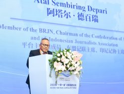 Begini Kata Atal S Depari Saat Bicara di Forum Belt and Road Journalists Forum (BRJF) 2023 di Beijing