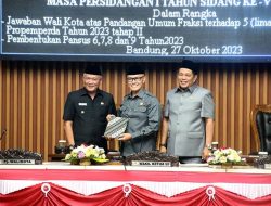Pansus Bagi 5 Raperda Baru Diumumkan dalam Rapat Paripurna DPRD Kota Bandung