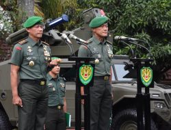 Tradisi Penyambutan Pangdam III/Slw, Mayjen TNI Mohammad Fadjar, MPICT.