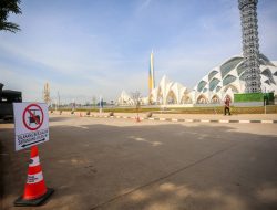 Sempat tak Tertib, Lurah Cimincrang Berhasil Menata 120 PKL di Kawasan Masjid Al Jabbar