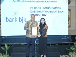 bank bjb Terima Sertifikat Penerapan Sistem Manajemen dan Produk dari KAN