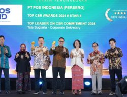 Usai Launching PosIND Goes Green, Pos Indonesia Sabet Penghargaan Top CSR Award 2024