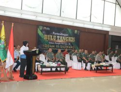 Turnamen Bulu Tangkis Kodam III/Slw Menjadi Ajang Mengasah Kemampuan