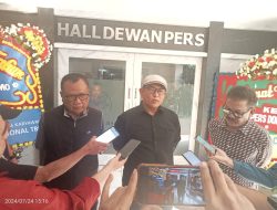 Rapar Pleno PWI Pusat Tunjuk Zulmansyah Sekedang Sebagai Plt Ketua Umum