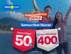 Di HUT ke 13, tiket.com Ajak Masyarakat Bebas Berkelana dengan Semangat Kemerdekaan