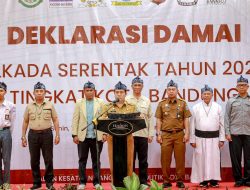 Kota Bandung Gelorakan Deklarasi Damai Pilkada serentak 2024