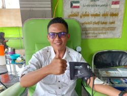 Aksi Donor Darah Kembali Sukses Digelar DKM Darul Muqomah Tirta Regency