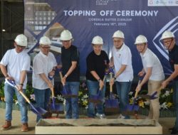 Omega Hotel Management Bersama Investor Lakukan Topping Off Cordela Suites Cianjur