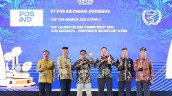 PT Pos Indonesia Raih Penghargaan Tertinggi TOP CSR Awards 2025