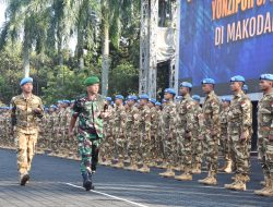 Pangdam III Siliwangi Sambut Satgas Kizi TNI Konga XX-U/Monusco Kongo Yonzipur 3/YW