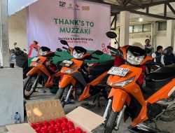 100 Kurir Dapat Service dan Ganti Oli Gratis, Kolaborasi Antara BAZNAS Jabar dan PT POS