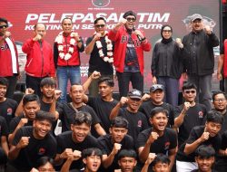 Ono Surono Resmi Lepas Kontingen Jabar Ikuti Turnamen Sepakbola Soekarno Cup di Bali