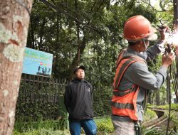 Gercep! Dishub Pasang Penerangan di Kawasan Taman Lalu Lintas