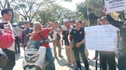 Desak Hotman Diperiksa, Puluhan Wartawan Gelar Unjuk Rasa di Mapolda Jabar