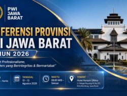 Konferprov PWI Jabar Siap Digelar 12-13 Agustus, Simak Jadwal dan Tahapannya