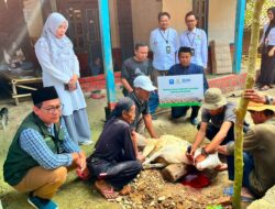 Bersumber dari Zakat Pengguna BRImo, BAZNAS Jabar Salurkan Daging di Desa Ciririp Purwakarta